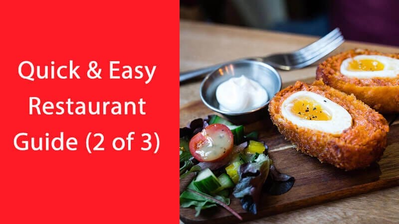 Quick & Easy Restaurant Guide (2 of 3) 1 Quick Easy Restaurant Guide