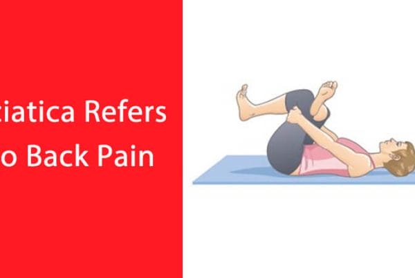 Sciatica refers to back pain
