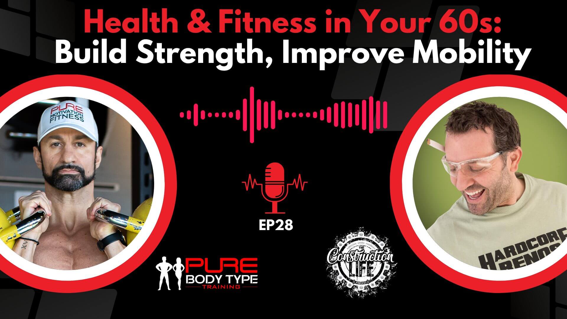 Secrets To Success In Health, Fitness, Nutrition & Lifestyle Of 60-69 Year Old Tradespeople (Part 5 Of 5) 1 Health Fitness in Your 60s Build Strength Improve Mobility EP28